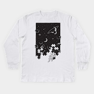 Puzzled Kids Long Sleeve T-Shirt